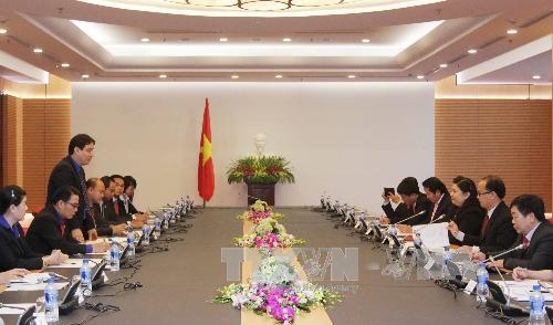 Khai mạc Hội nghị hợp tác thanh niên Việt-Lào-Campuchia 2014 ảnh 1